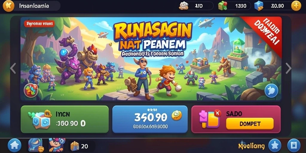 Tangkapan layar ketiga menampilkan mode multiplayer yang seru.