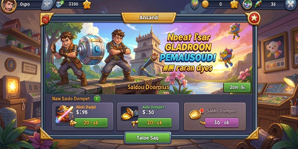 Tangkapan layar gameplay dengan grafis yang menakjubkan.